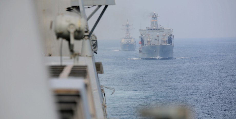 Корабли, Иран, США, ВМС США, Персидский залив, Предупредительный выстрел