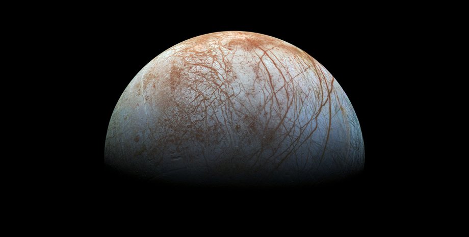 Европа, спутник, Юпитер, вода