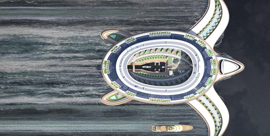 плавуче місто, місто на воді, місто-корабель