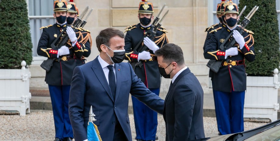 встреча Макрона и Зеленского, переговоры Макрона и Зеленского