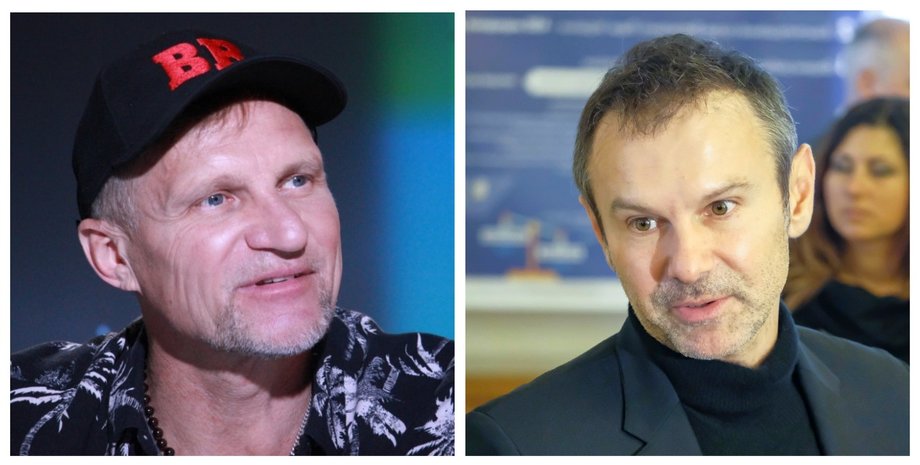 Олег Скрипка, Святослав Вакарчук, интервью, коллаж