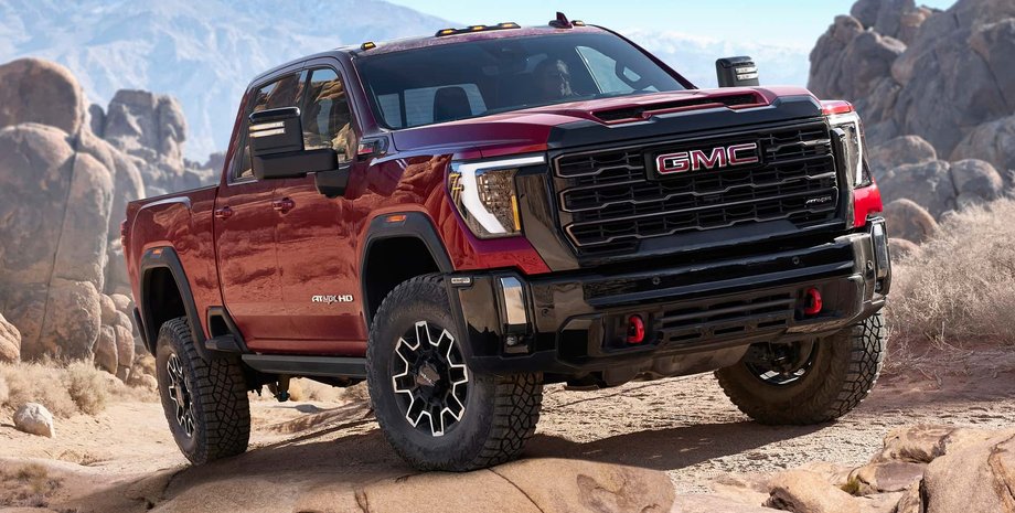 GMC Sierra HD AT4X, GMC Sierra HD, GMC Sierra, GMC Sierra HD 2024, новый GMC Sierra, пикап GMC Sierra