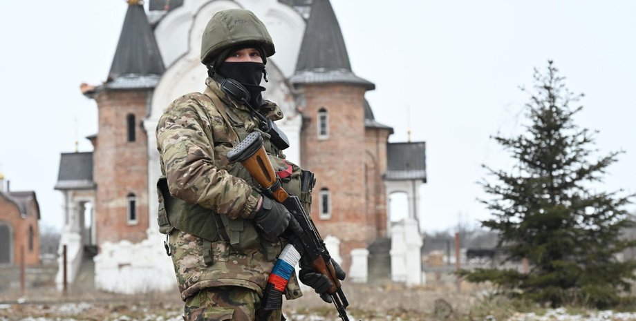 Российский солдат в Бахмуте