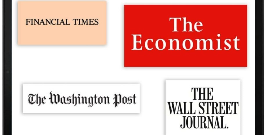 світові ЗМІ, безкоштовний доступ, передплата, The Washington Post, The Wall Street Journal, The Economist, Financial Times