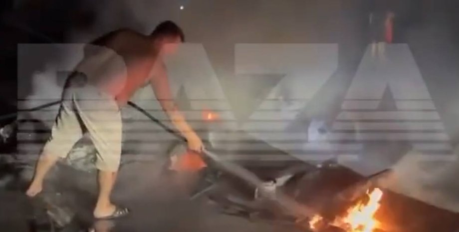 Разрушения под Таганрогом Взрывы в Таганроге, Василий Голубев, атака БПЛА, разрушения, ударный БПЛА, война РФ против Украины, российская агрессия