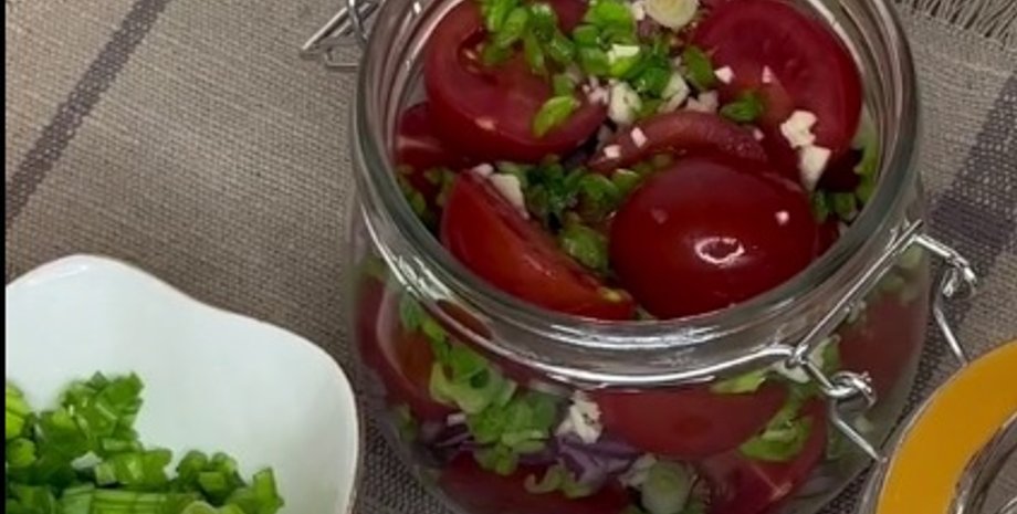 закуска к шашлыку, помидоры, рецепт закуски