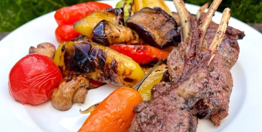 овощи гриль, пикник. рецепты