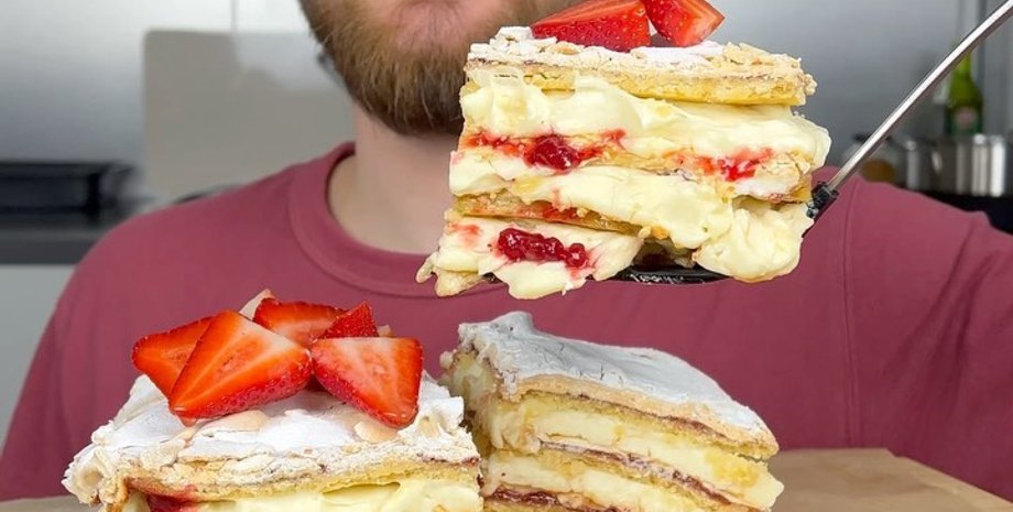 торт пани валевская, десерт, выпечка