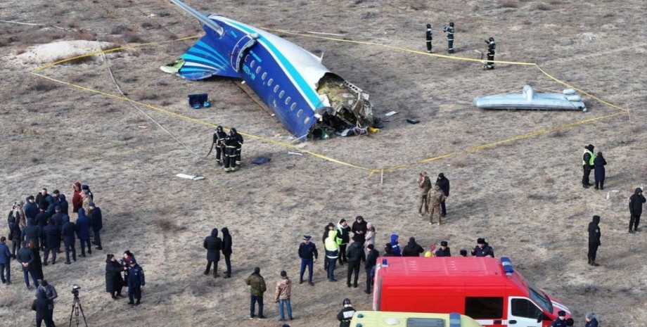 Аварія літака Embraer 190, авіакомпанія Azerbaijan Airlines Актау