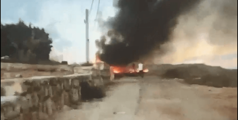 Пожежа, Ліван, обстріл, журналісти, Ізраїль, фото