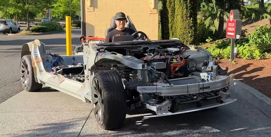 Tesla, Tesla Model 3, Кузов, Электромобили, Авто, Автомобили, Эксперимент, Блогеры, Разгон, Видео