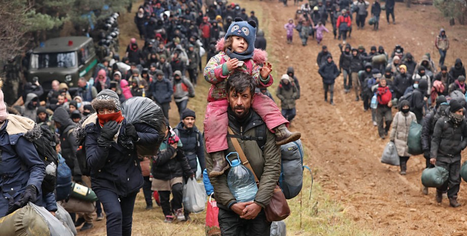 Біженці, кордон, ЄС, Білорусь, Польща, ЄС, Близький Схід, незаконна міграція