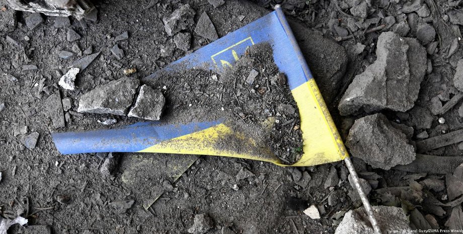 Флаг Украины, Литва, вандалы, государственная символика, осквернение