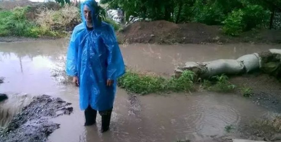 Последствия грозы в Мариуполе / Фото: Facebook