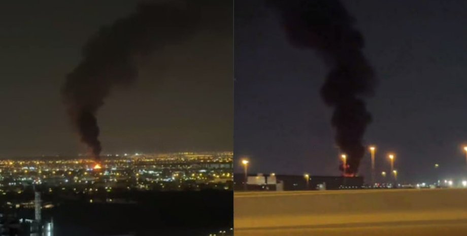 У Дубаї пожежа через атаку "Шахедів" Дубай аеропорт дрони