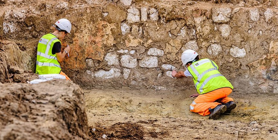 раскопки, архелоги, Ричборо, фото