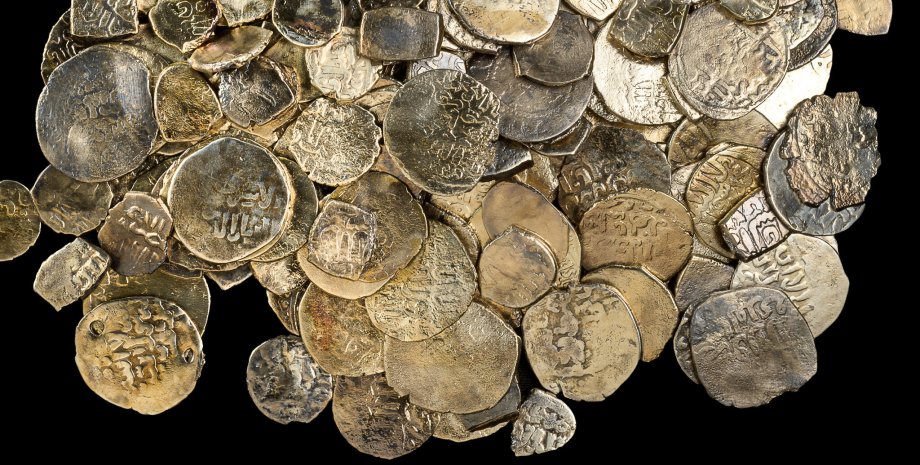монеты, клад, фото