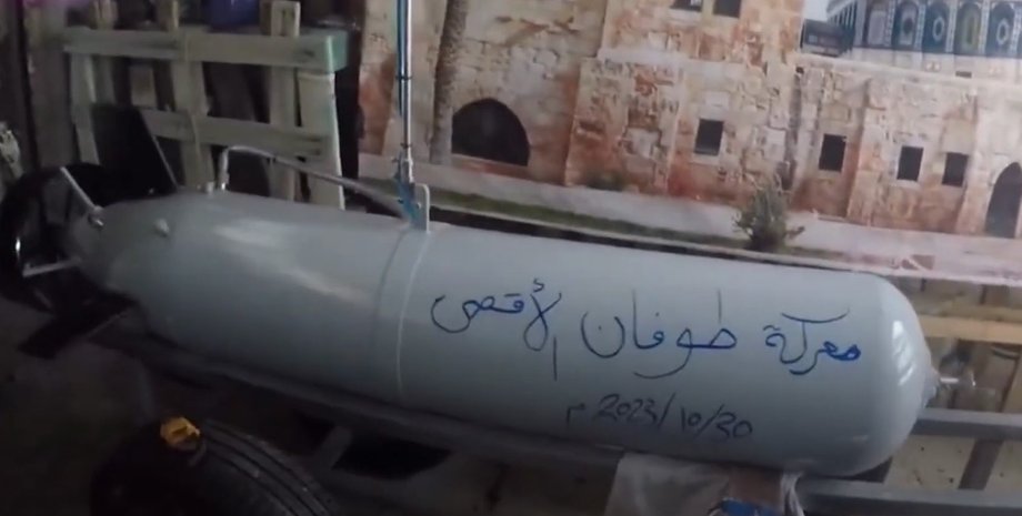 торпеда Al-Asef, безпілотник Al-Asef, морський безпілотник Al-Asef, безпілотник ХАМАС Al-Asef