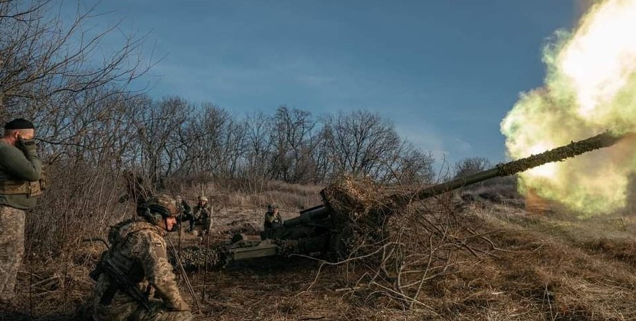 ВСУ пушка, артиллерия ВСУ, артиллерийский расчет ВСУ