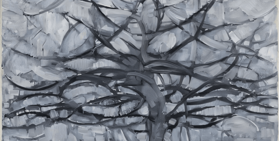 Картина Піта Мондріана "Сіре дерево"