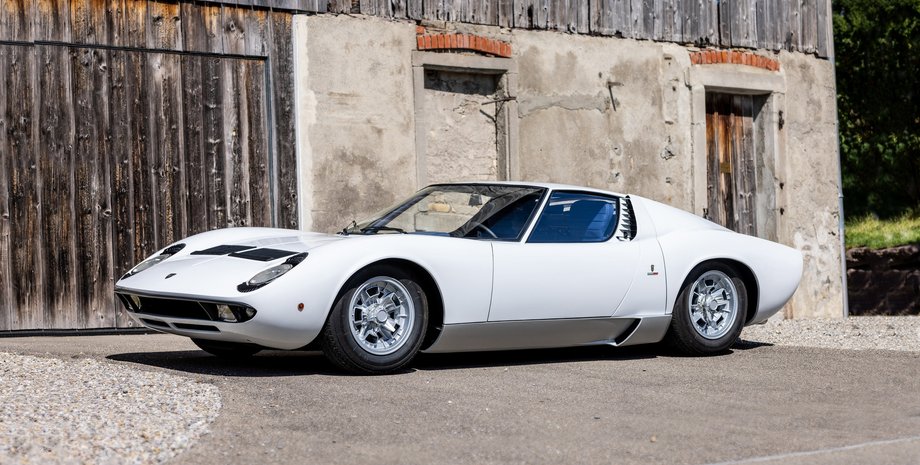 Lamborghini Miura P400, Lamborghini Miura, Lamborghini Miura 1968, суперкар Lamborghini, первый суперкар в мире