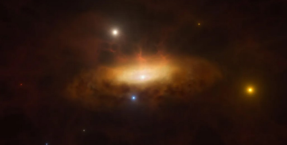 галактика черная дыра галактика, черная дыра