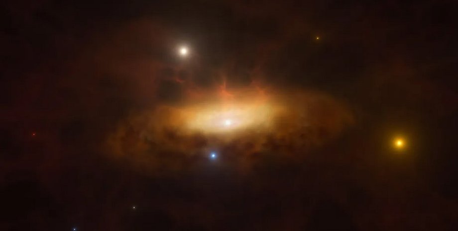 галактика, черная дыра