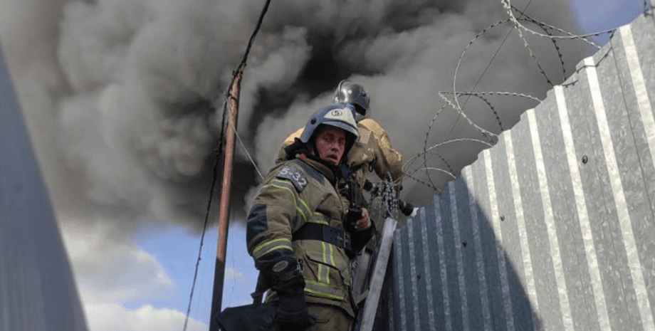 Пожежа, Ростовська область, Ростов, Росія, РФ, завод, підприємство, атака БПЛА, фото