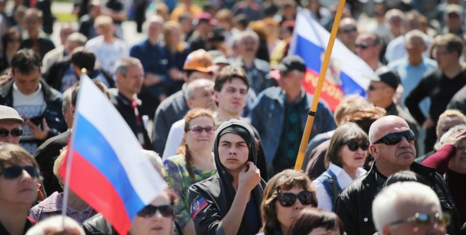 Митинг сепаратистов в Донецке / Фото: Getty Images