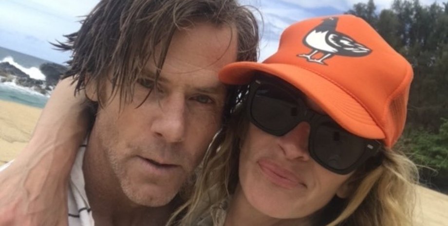 Робертс с мужем