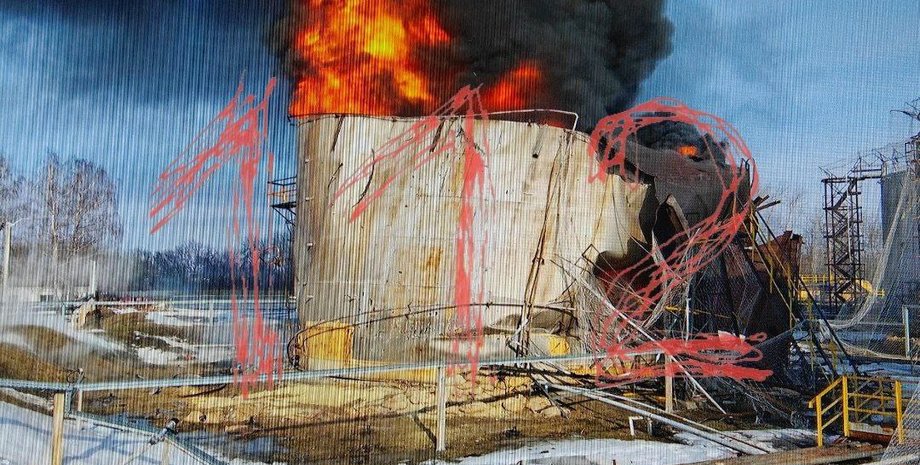 нафтобаза, Бєлгородська область, вибух, пожежа, вогонь, війна РФ проти України