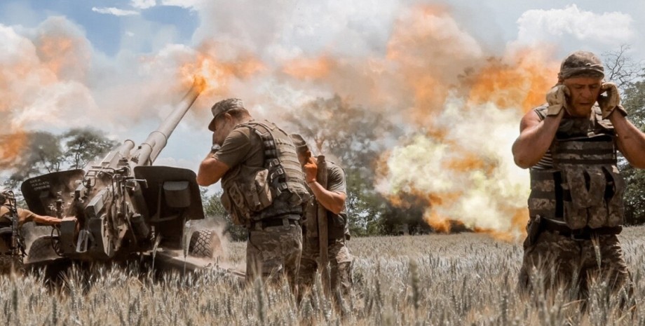 ВСУ військовослужбовці окупанти війна Донбас наступ артилерія