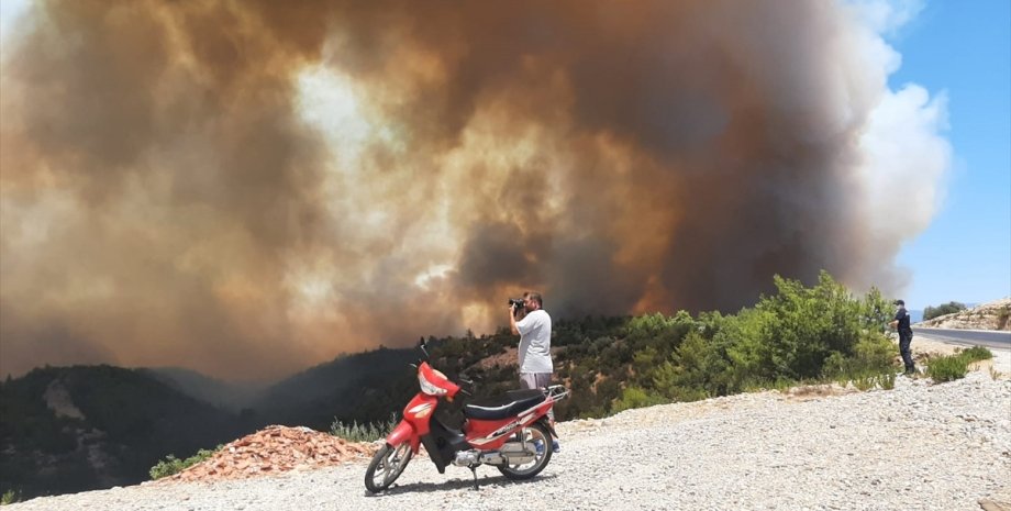 Туреччина, пожежа в Туреччині, лісові пожежі в Туреччині