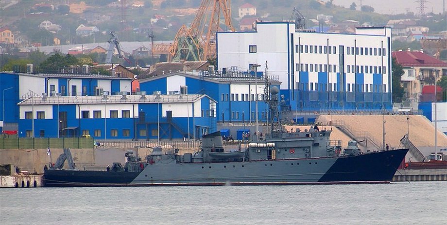 тральщик, морской камуфляж, полосы на кораблях