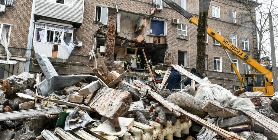 последствия обстрелов в Запорожье, запорожье разбол завалов