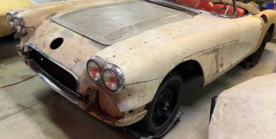 Chevrolet Corvette 1960, Chevrolet Corvette, Chevrolet Corvette C1, заброшенные авто