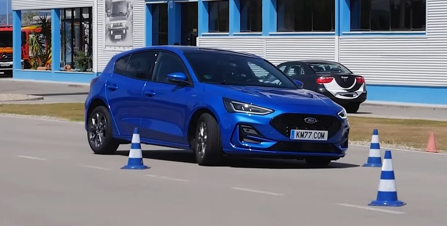 Ford, Ford Focus, Авто, Автомобили, Видео, Управляемость, Эксперты, Лосиный тест, Хэчтбек, Тесты