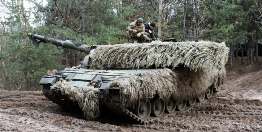 украинский танк Leopard 2