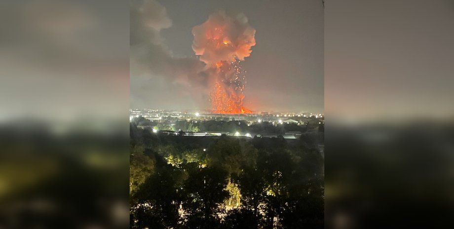 Взрыв, пожар, Ташкент, Узбекистан, таможенный склад
