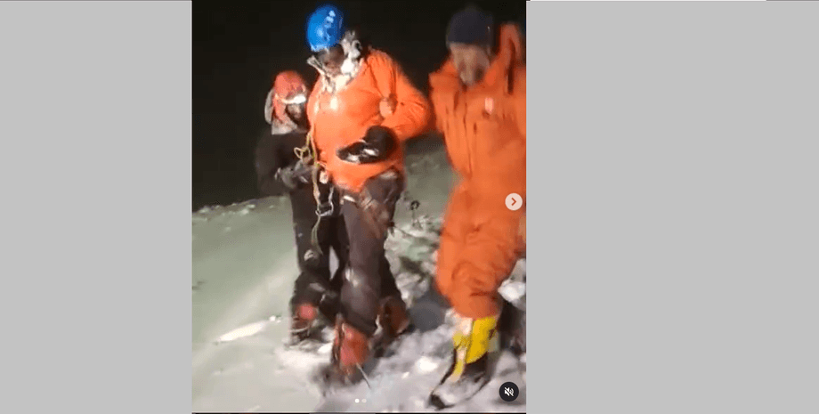 альпинисты, горы, спасение, фото