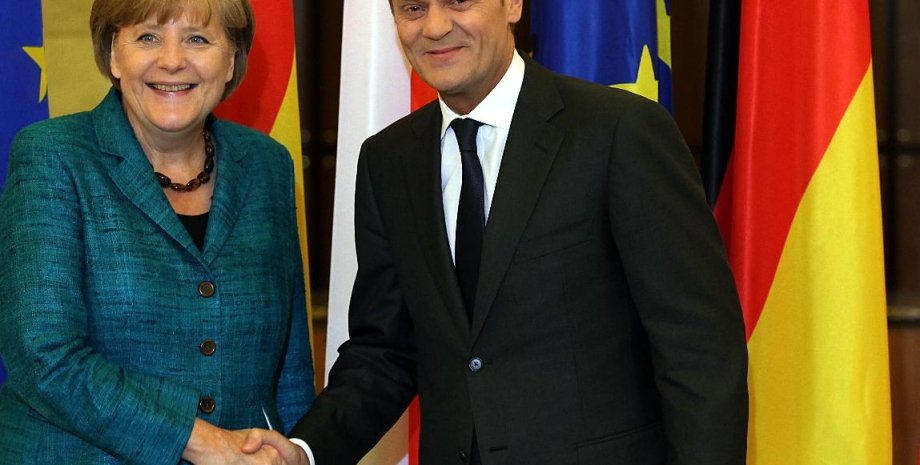 Ангела Меркель, Дональд Туск / Фото: PAP