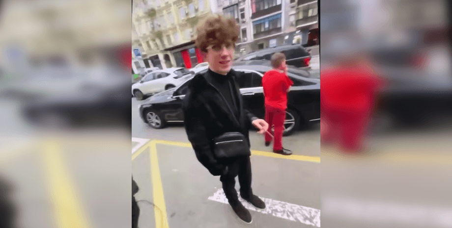 перекрыли движение в Киеве, слушали русскую музыку, золотая молодежь, молодые люди в Киеве, скандал в Киеве