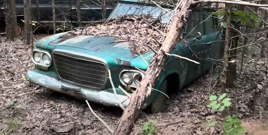 Studebaker Lark, ретро авто, кладбище авто, свалка авто