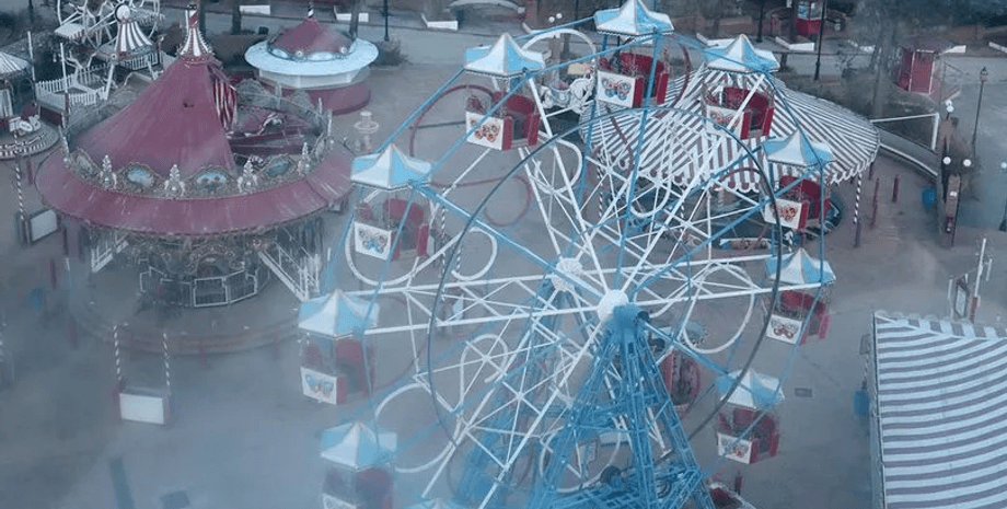Заброшенный парк развлечений, зона отдыха, Tivoli World, охрана парка, полиция, блогеры, снимали видео, банкротство