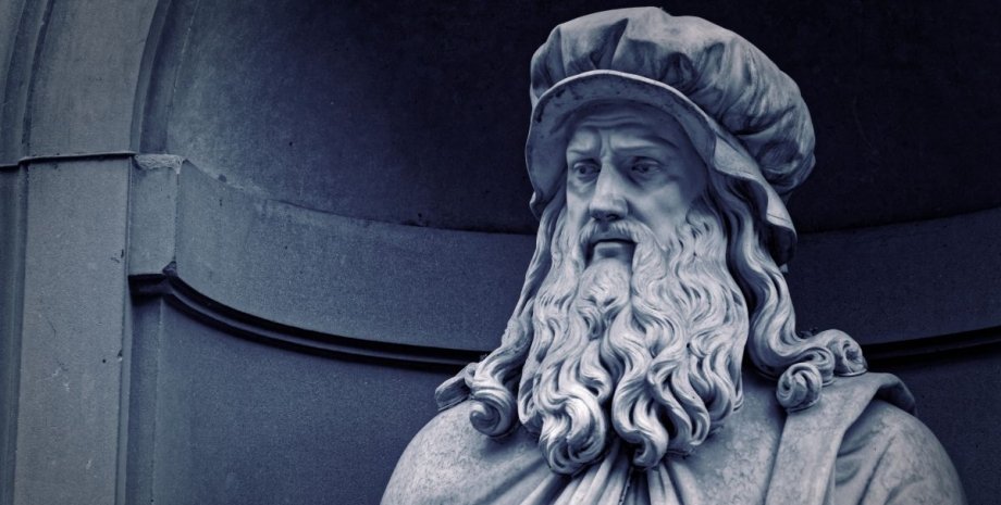 Леонардо да Винчи , статуя, фото
