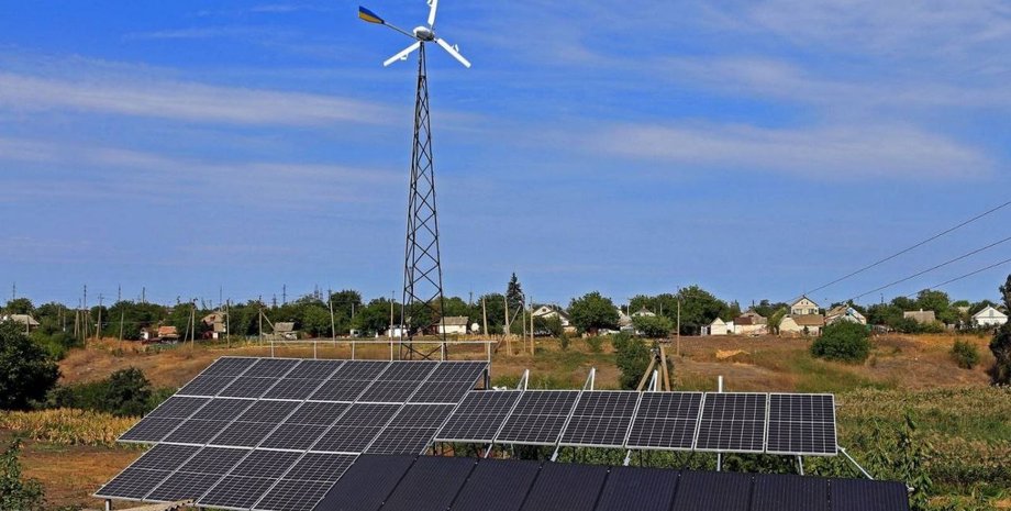 Кредит на солнечную и ветровую электростанцию, кредит на ветрогенератор, гибридная электростанция