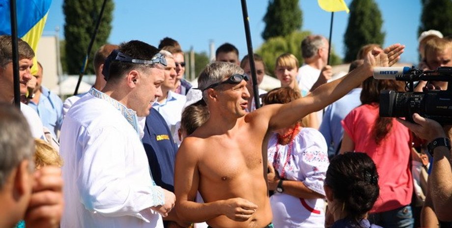 Олег Тягнибок и Руслан Кошулинский