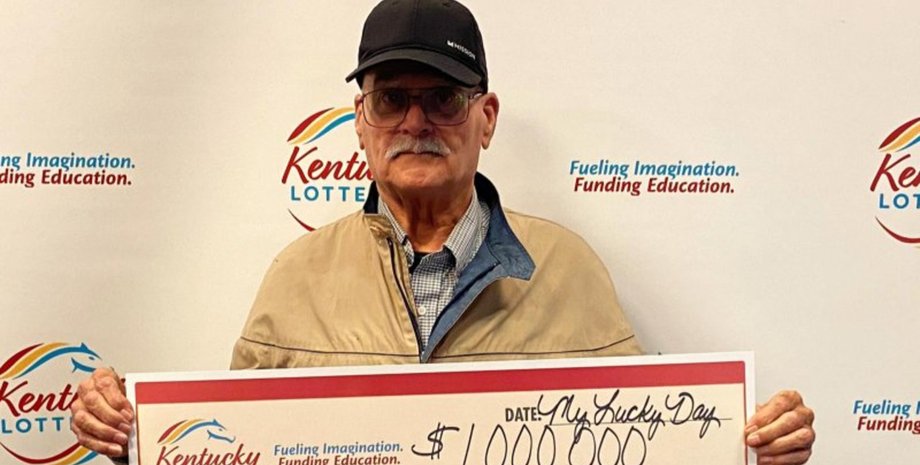 Переможець лотереї, лотерея, лотерейний білет, чек, приз, гроші, переможець,