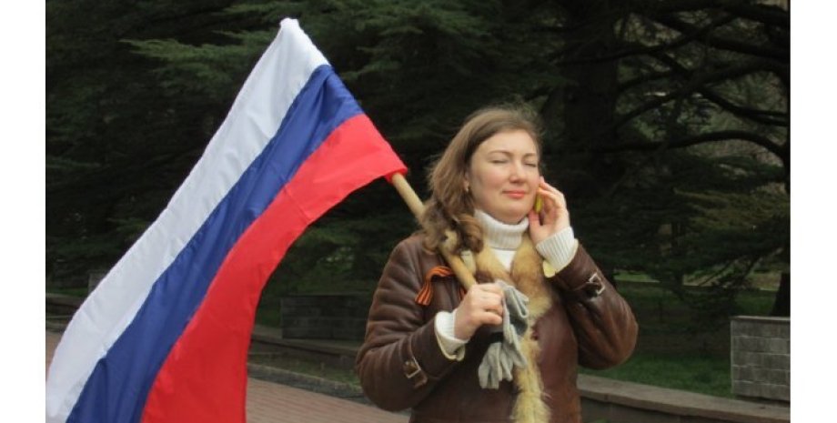 На сепаратистском митинге в Крыму / kianews.com.ua