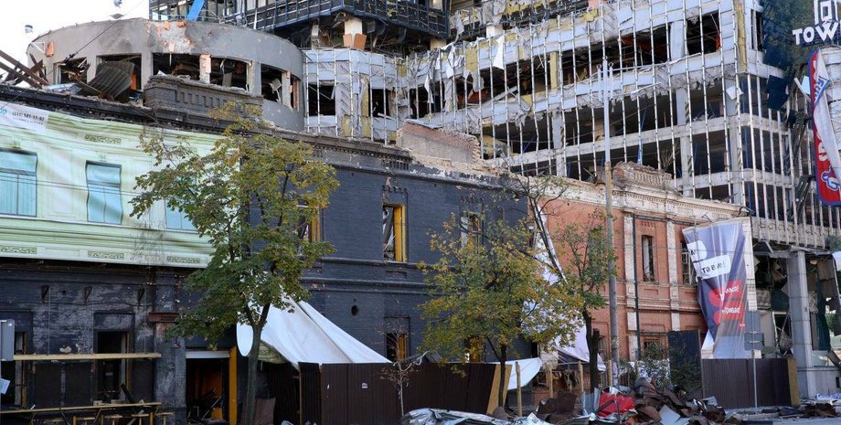 Обстріл Київ ракетний удар дрони-камікадзе окупанти